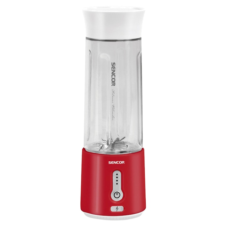 Преносим фитнес блендер Sencor SBL 134RD, 150 W, червен