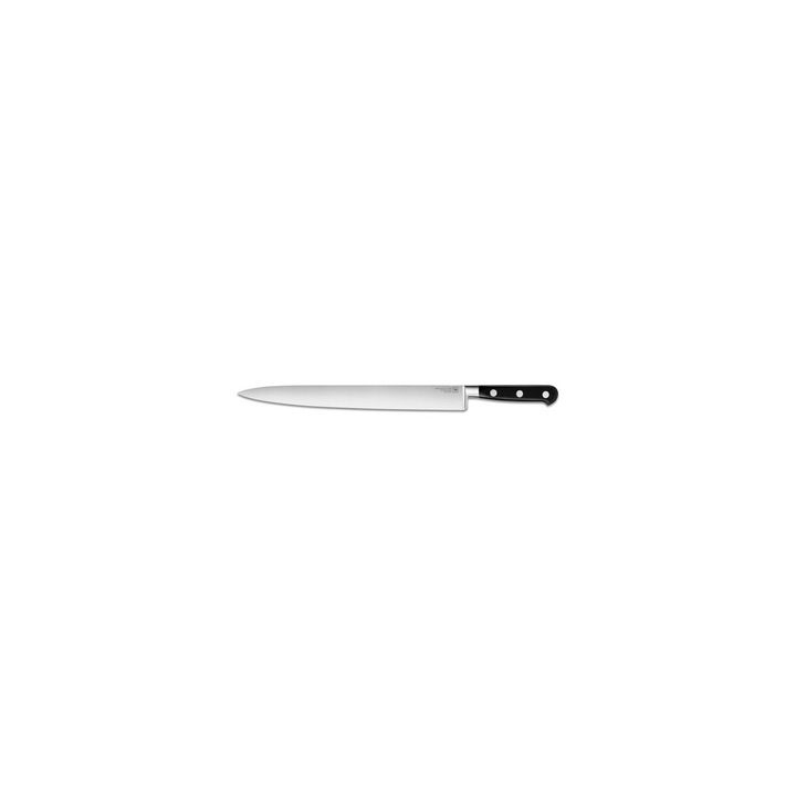 Cutit de carving Maestro, Tarrerias Bonjean, 30cm, inox, argintiu/negru