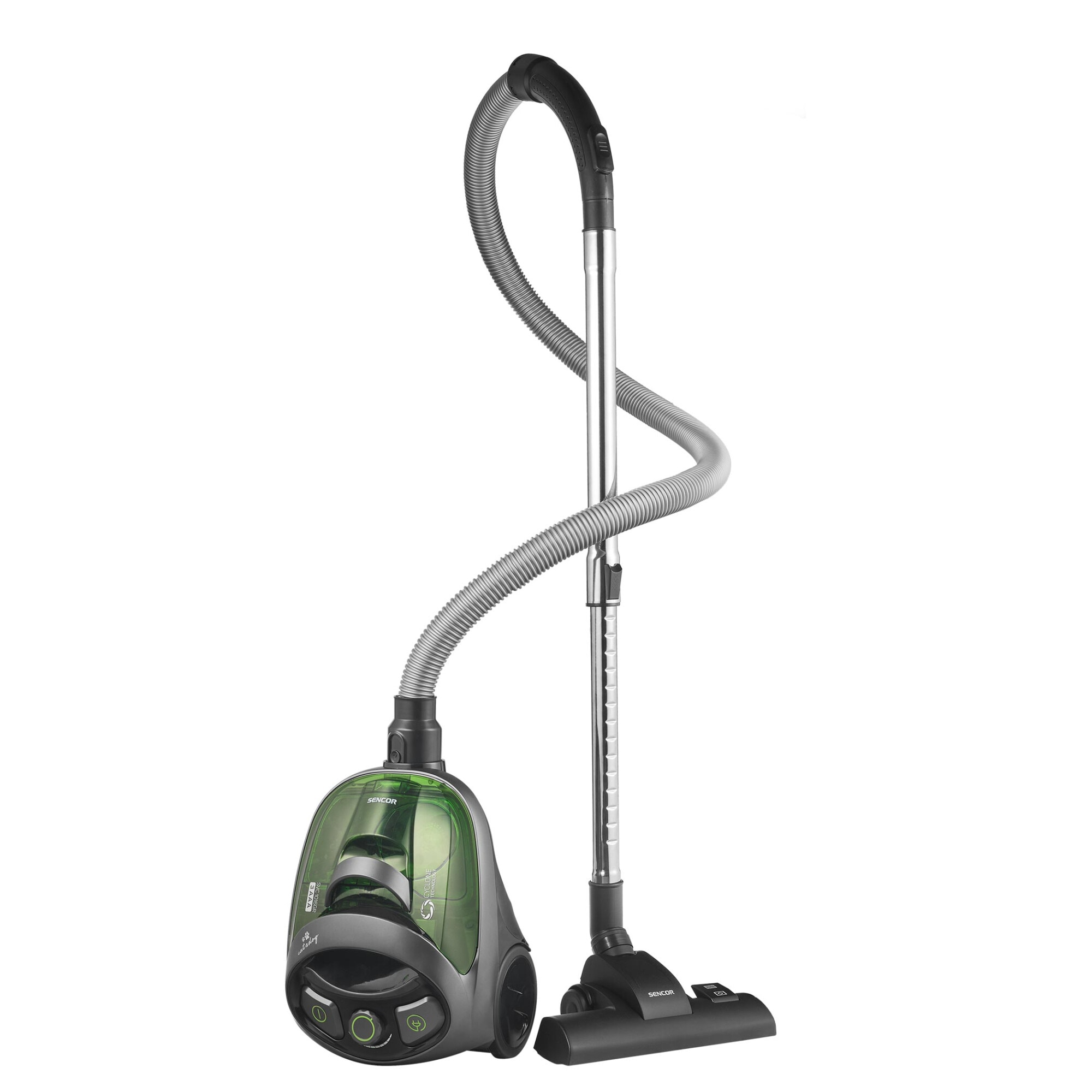 Aspirator fara sac Sencor SVC 1016GR 3AAA, 800 W, verde
