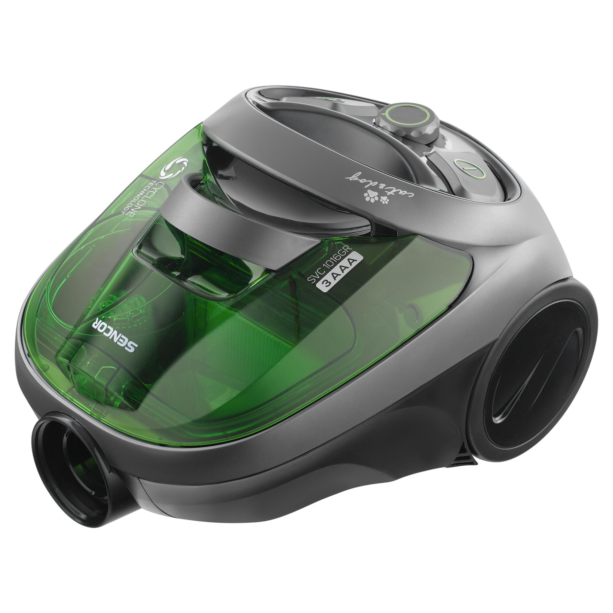 Aspirator fara sac Sencor SVC 1016GR 3AAA, 800 W, verde