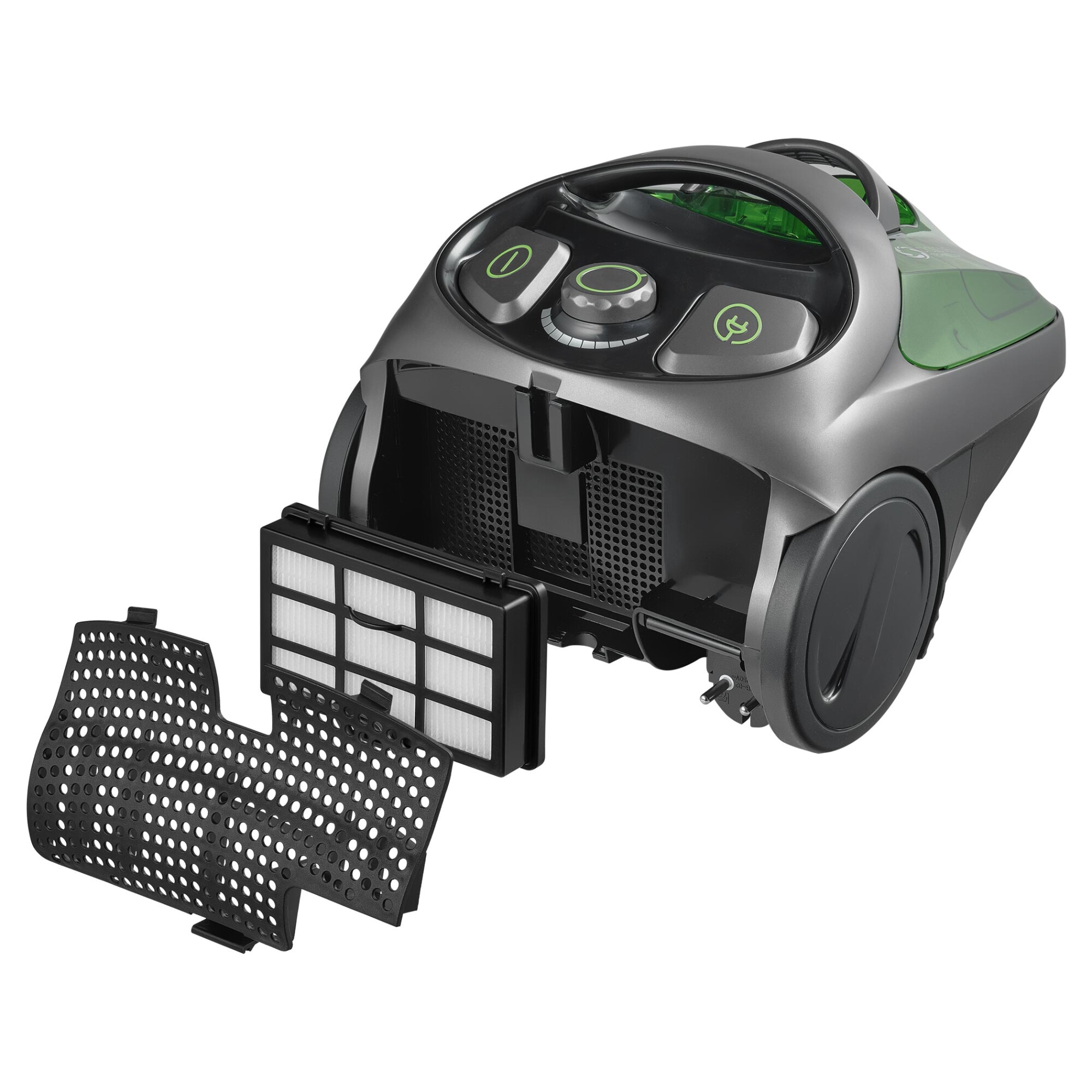 Aspirator fara sac Sencor SVC 1016GR 3AAA, 800 W, verde