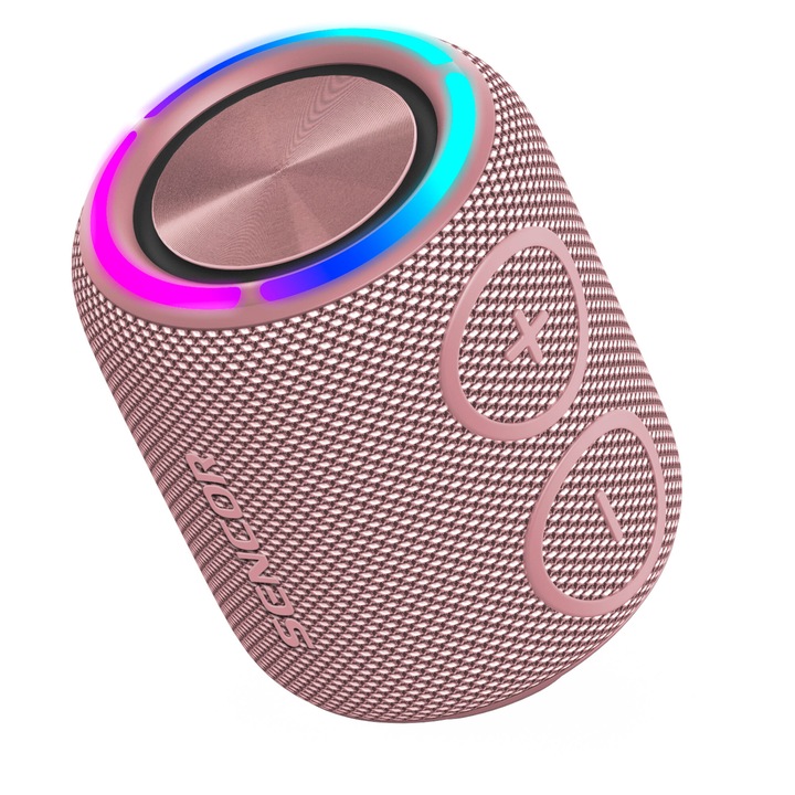 Sencor SIRIUS 2 MINI ROSE Bluetooth hangszóró, Bluetooth 5.0, IPX7, 16W