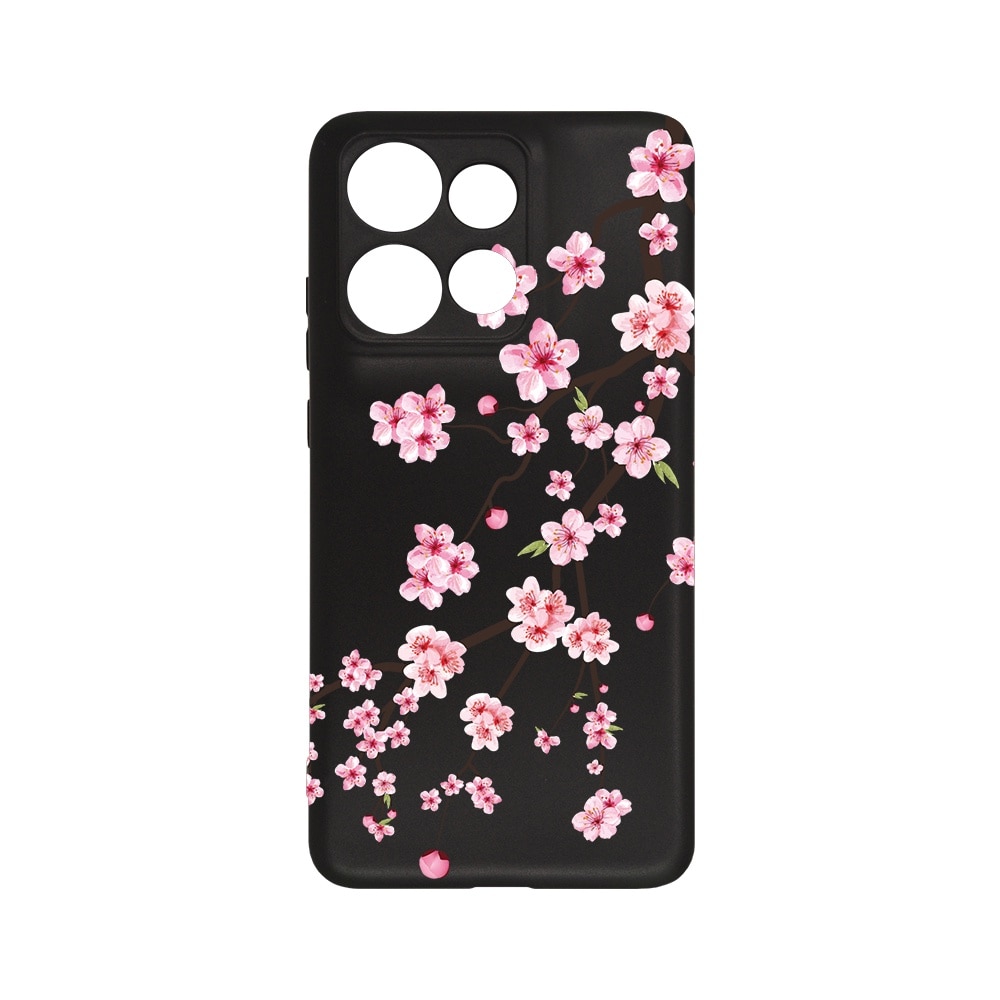 Husa pentru Motorola Edge 50 Neo, BestCase® Slim SIlicon 0.8MM, Japan Cherry tree, Protectie Camera, Antisoc, Rezistenta la uzura, c-B 1475
