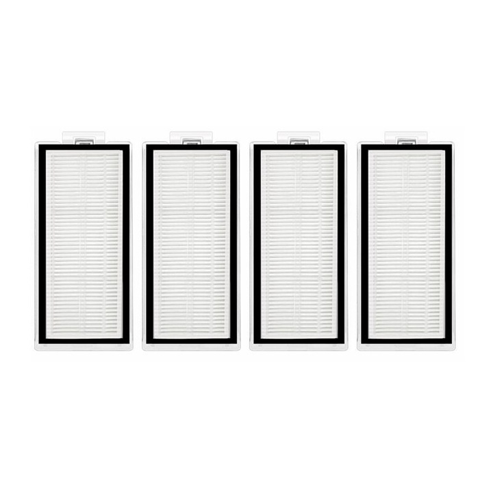 Set 4 filtri HEPA pentru aspiratoare Litago, compatibili cu Xiaomi Roborock S7, S8 Plus, Max, multicolor