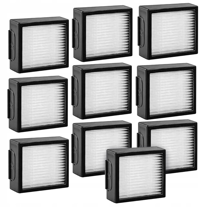 Filtru de aer pentru aspiratoare, Litago, set 10 bucati, compatibil cu Roomba E5 E6 E7 I7, usor de instalat