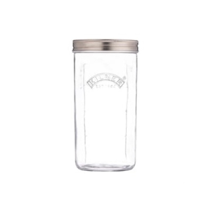 Буркан за ферментация, Kilner, 1L, прозрачен, 13.5x10.8x21cm