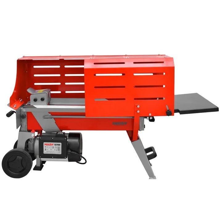 HECHT 6700 - Vízszintes rönkhasító, 2000W, rönkhossz 370 mm, rönk átmérő 250 mm, 4 tonna nyomás, 41 kg