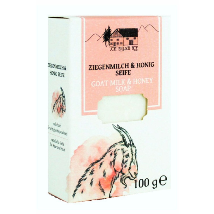 Сапун с козе мляко и мед за кожа и коса 100 г
