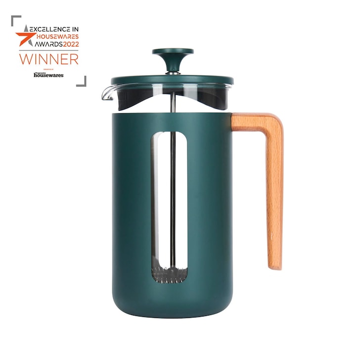 Френска преса, La Cafetiere 1л, зелена, с резервен филтър, зелена