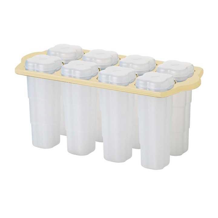 Set forme pentru inghetata pe bat, KitchenCraft, 8 bucati, 10x3cm, fara BPA