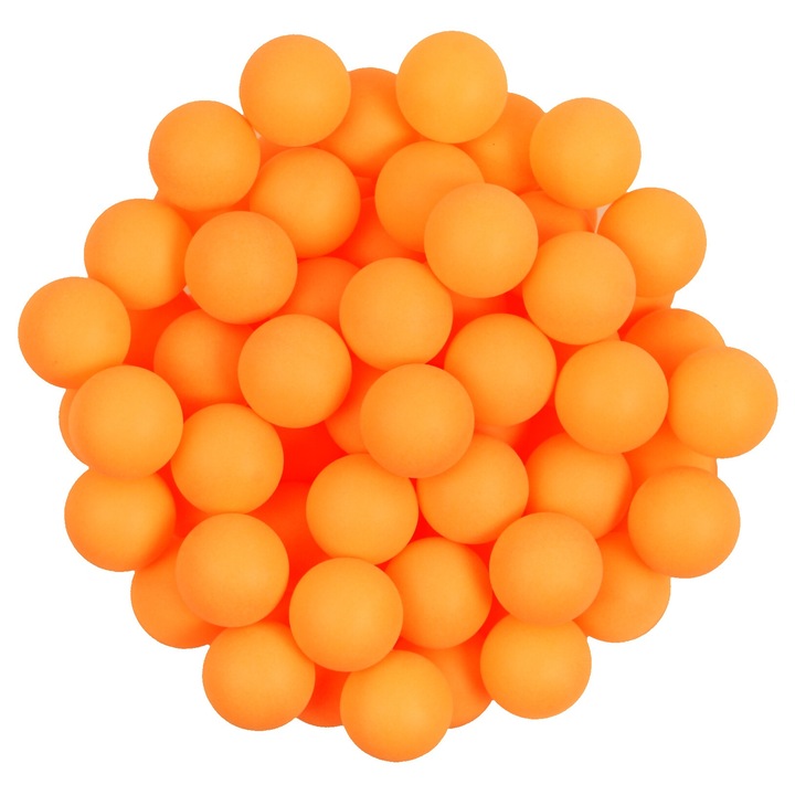 100 db asztalitenisz labda készlet, Topspin, műanyag, 40 mm, narancs