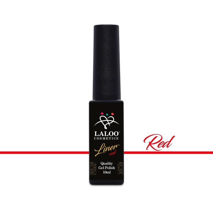 Liner Gel Rosu 10ml Laloo