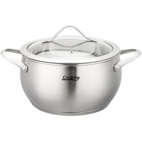 Oala cu capac sticla Cooking by Heinner - Origini Chef Nicolai Tand, inox, inductie, 20 x 11 cm, 3.3 L
