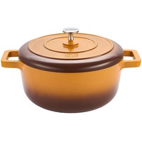 Oala cu capac Cooking by Heinner - Origini Chef Nicolai Tand, aluminiu turnat, invelis ceramic, inductie, 24 x 12 cm, 3.9 L