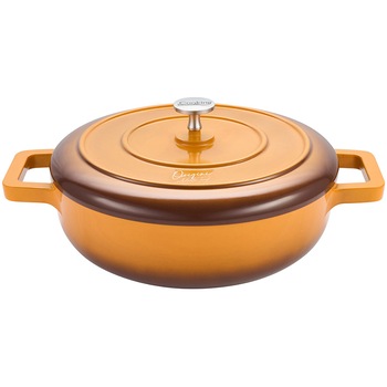 Oala cu capac Cooking by Heinner - Origini Chef Nicolai Tand, aluminiu turnat, invelis ceramic, inductie, 26 x 8 cm, 3.4 L