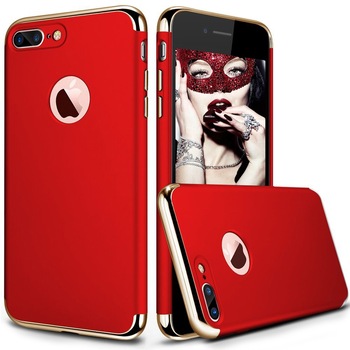Husa telefon Iphone 7 ofera protectie 3in1 Ultrasubtire -Lux Red Matte Husa telefon Iphone 7 ofera protectie 3in1 Ultrasubtire -Lux Red Matte