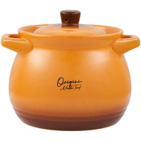 Oala ceramica cu capac Cooking by Heinner - Origini Chef Nicolai Tand, 14.5 x 16 cm, 3 L
