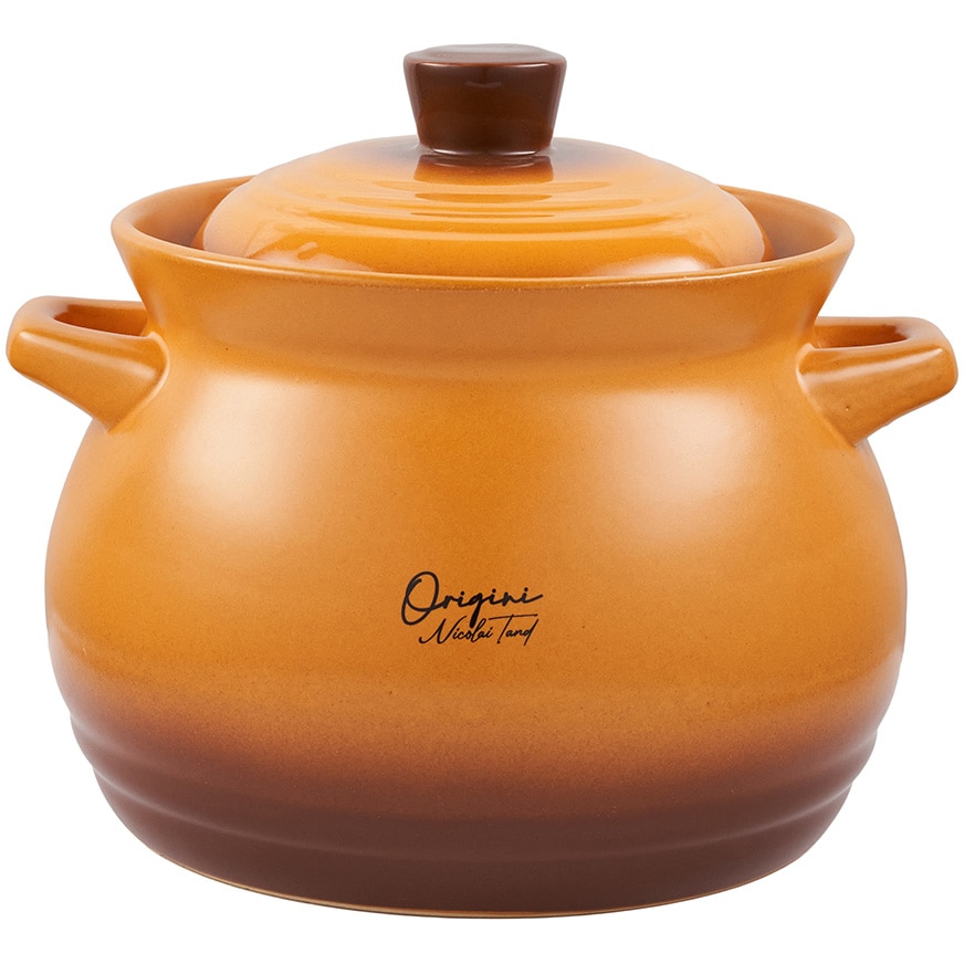 Oala ceramica cu capac Cooking by Heinner - Origini Chef Nicolai Tand, 17 x 18 cm, 4.5 L
