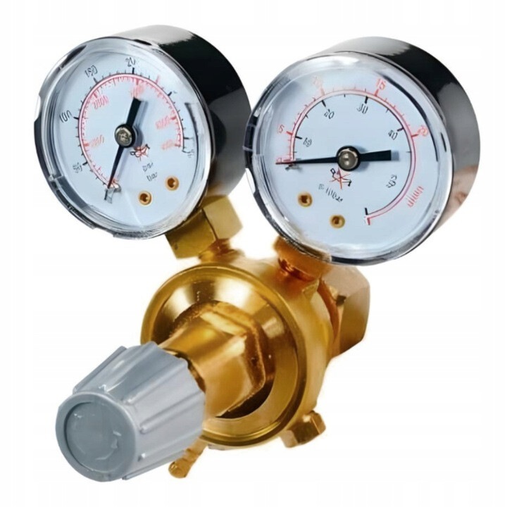 Reductor CO2/AR 300bar filet W21.8x1/4 - KraftProfesional KD1824