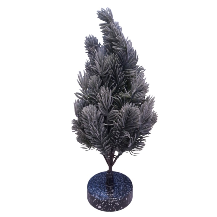 Bradulet Decorativ In Suport Cu Lumini, Vision XXI, h=37cm