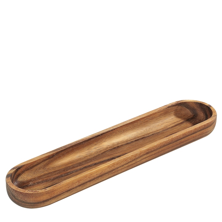 Platou de servire, Zassenhaus, lemn de acacia, 45x9,5x4cm