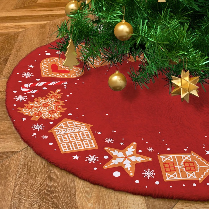 Szőnyeg a karácsonyfa alá, 150 cm átmérőjű, Édes torta