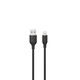 Devia Cablu Jelly Ec630 Usb - Lightning 1.2 M 2.4a Negru