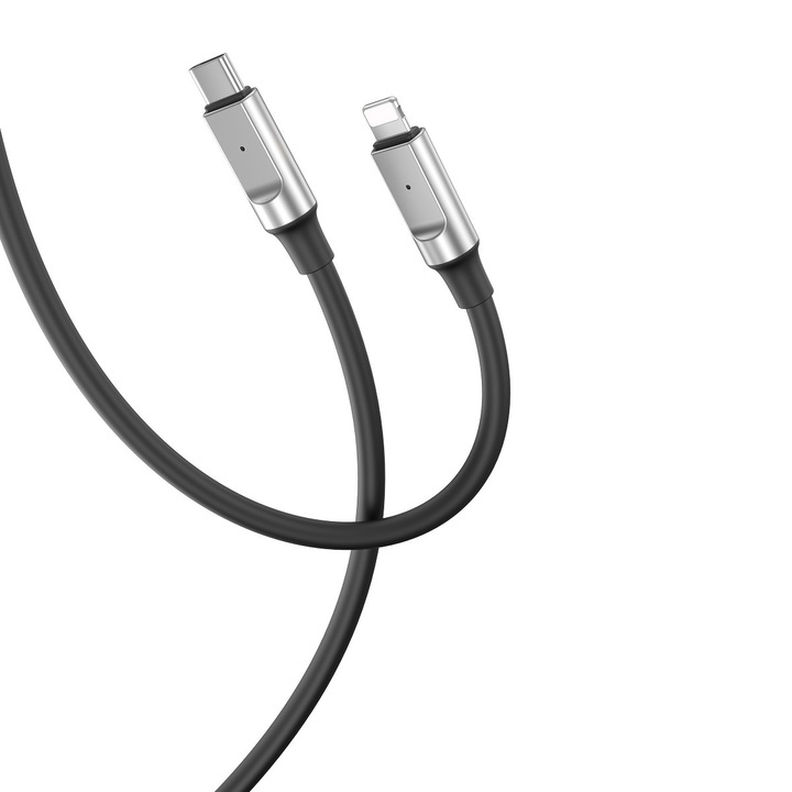 Kábel Nb-q252a Usb-c - Lightning 1.0 M 27w fekete