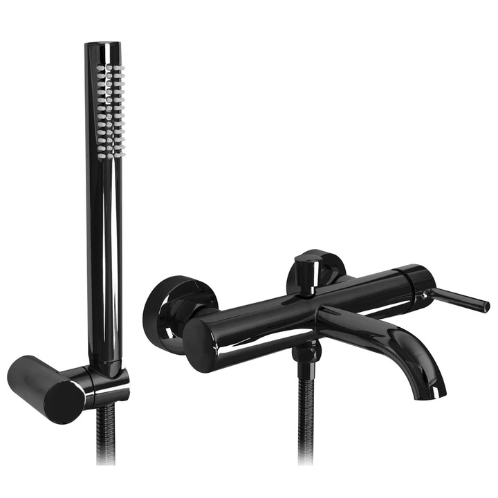 Смесител за вана Rea Lungo Black Metallic