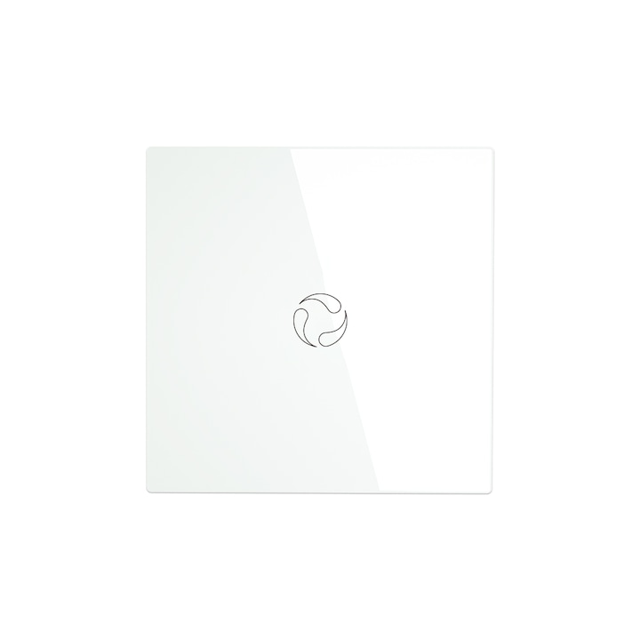 Умен ключ за бойлер, 20A, Бял, Стъклен, WiFi