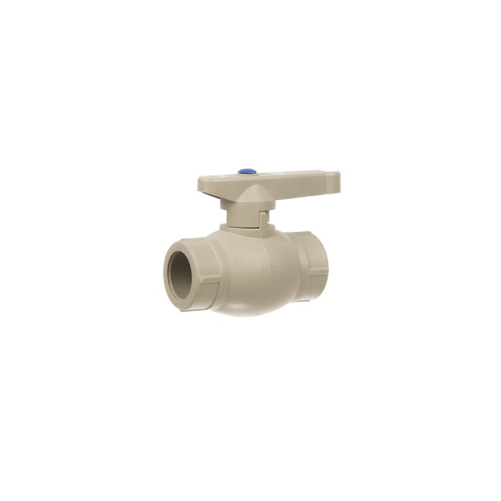 Robinet pentru teava PPR, sferic, Ø 32 mm, gri