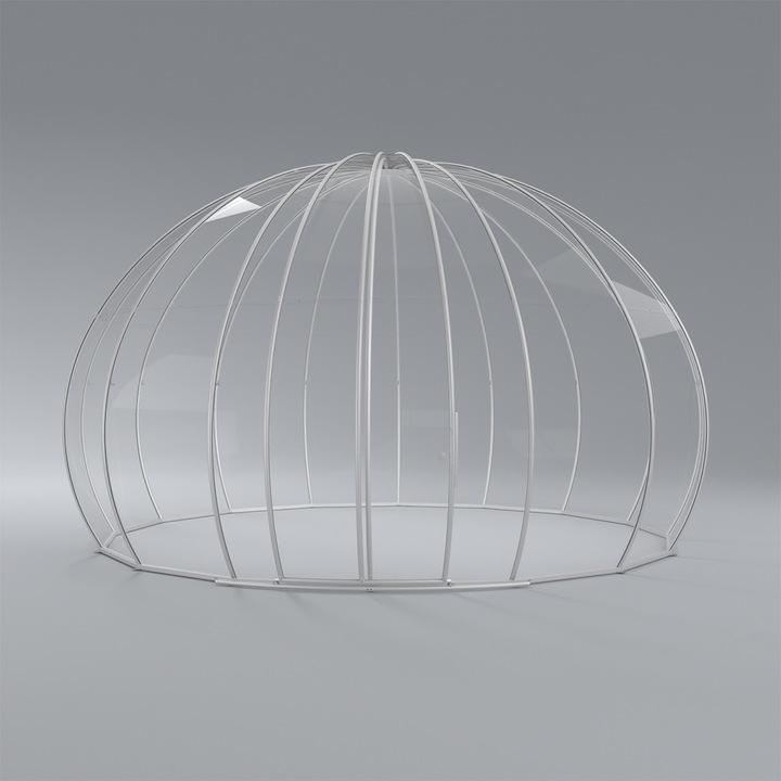 Igloo Astreea MAX, Policarbonat, usa glisanta, iglu super-premium, complet aluminiu, dimensiune XXL