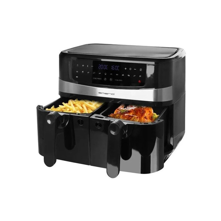 EMERIO (AF-126672.4) Forrólevegős fritőz 9 l 2400 W Fekete (AF-126672.4)