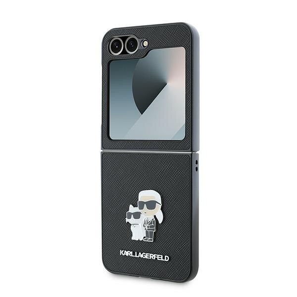Husa Protectie pentru Samsung Galaxy Z Flip6, AIR Safe, R53, Lexgard, Karl&Choupette Metal Pin