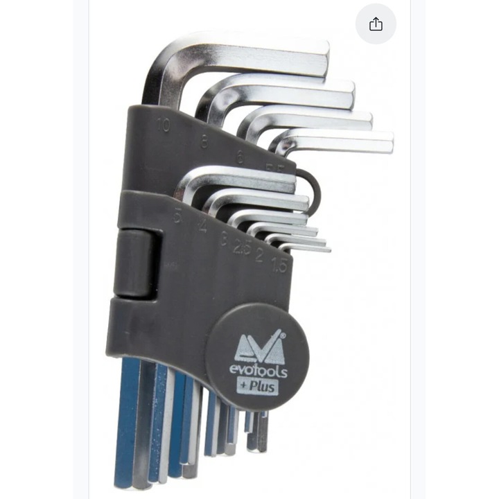 Шестостенна муфа / комплект 1.5-10мм