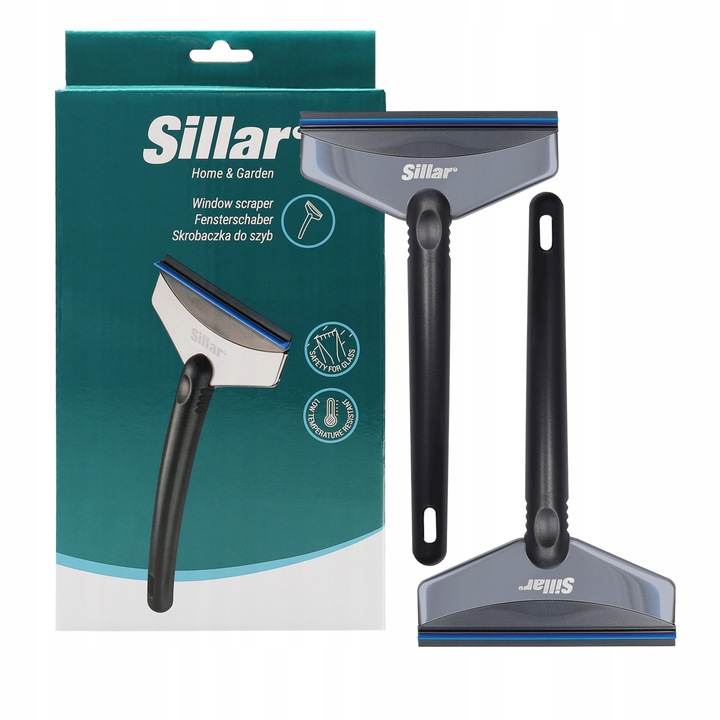 2x Razuitor de geamuri auto pentru zapada si gheata cu stergator auto, Sillar