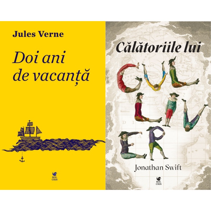 Pachet Doi ani de vacanta Jules Verne. Calatoriile lui Guliver Jonathan Swift, Rolcris