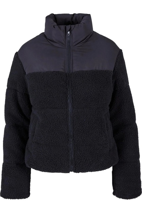 Urban Classics bélelt női dzseki, fekete, Fekete