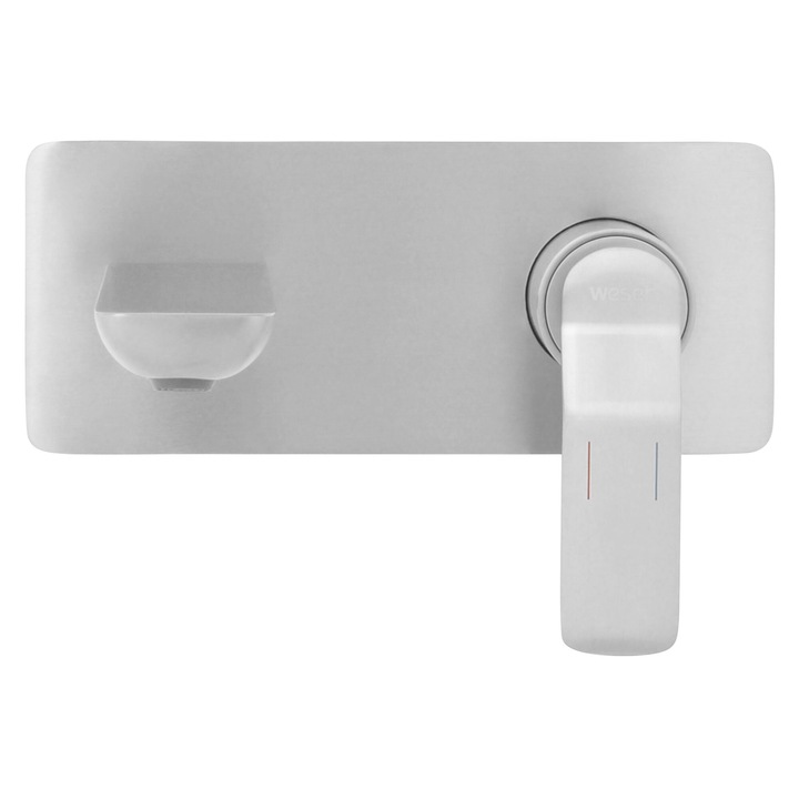 Baterie lavoar incastrata, Maison Mex MOONI, L.21.5 H.9 cm, gri periat