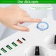Switch Extension Splitter 2m, 3 гнезда + 4 USB + 1 USB-C, 2500 W