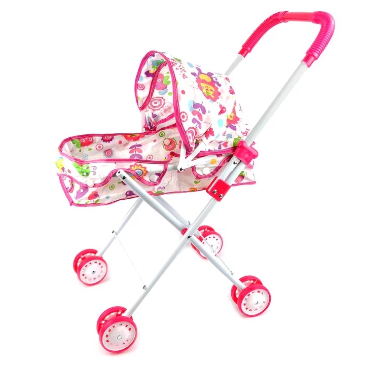 Játék babakocsi kislányoknak, 48х30х57 см