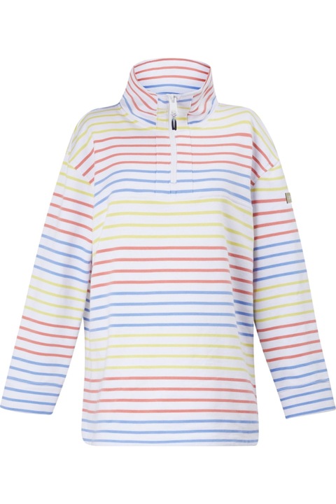 Regatta Bayletta női kapucnis pulóver, fehér/többszínű, Fehér