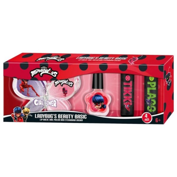 Set de frumusete copii, KTN, Miraculous, Buburuza, 6+