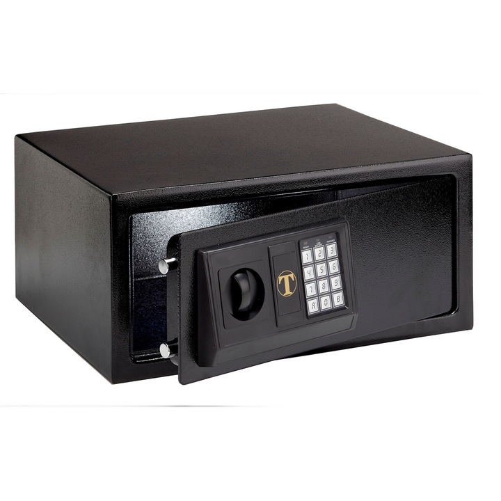 Seif cu inchidere electronica, cheie, 200x430x350mm, 11Kg, Technomax