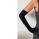 Manusi din catifea CLASStitude, lungime 53 cm peste cot, pentru ocazii speciale elegante si de seara, marime universala, Negru