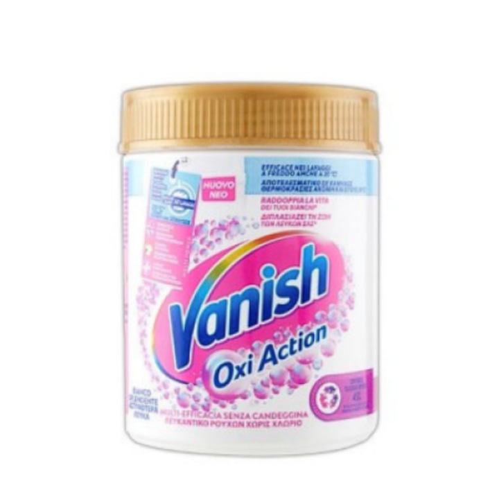 Pudra pentru indepartarea petelor Vanish White Oxi Action 500gr