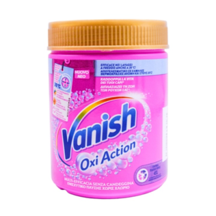 Прах за премахване на петна Vanish Pink Oxi Action 500гр