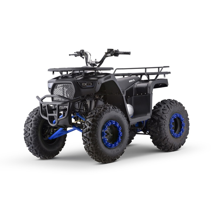 ATV motor benzina, 150cc, cutie automata, 4 timpi, racire cu aer, model 013-albastru