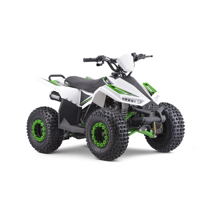 ATV motor 110cc pe benzina, cutie automata, 4 timpi, racire cu aer, model atv005, verde