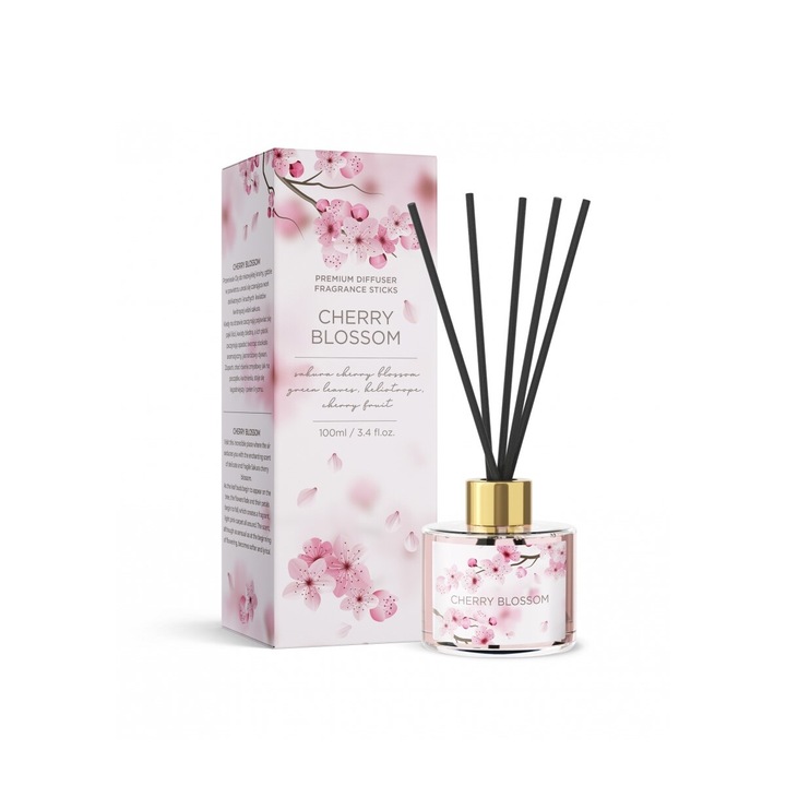 Bartek pálcikás illatosító 100ml Cherry Blossom